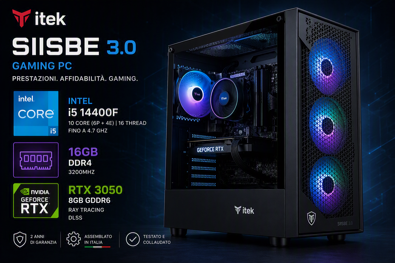 Designer(1) Pc Assemblato per Gaming BLUCOMP FLOW