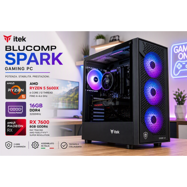 Designer(3) Pc Assemblato per Gaming BLUCOMP SPARK