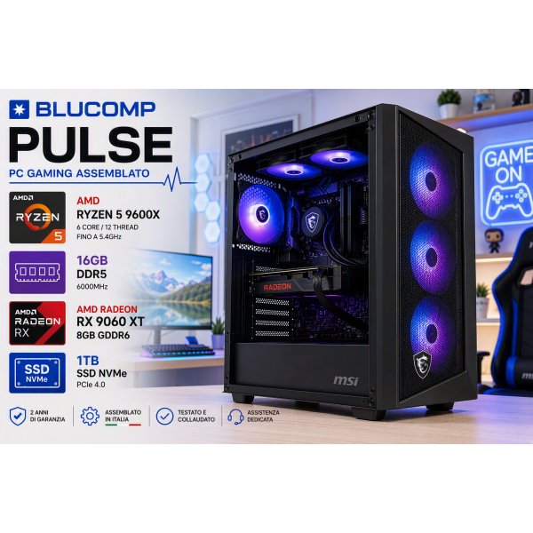 Designer(5) Pc Assemblato per Gaming BLUCOMP PULSE