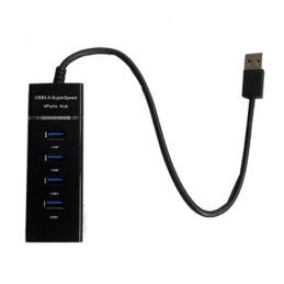 hub-usb30-4p-encore-en-303-autoalimentato-con-led HUB USB 3.0 4 Porte Encore EN-303